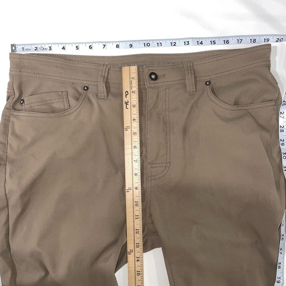 Prana Men's Brion Pant‎ Slim Fit Sz 38 - Picture 8 of 9